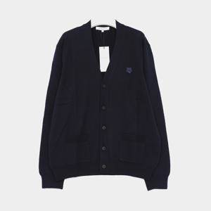 25SS 볼드 헤드폭스 패치로고 울 V넥 남성 가디건 MM00509KT1036 P476