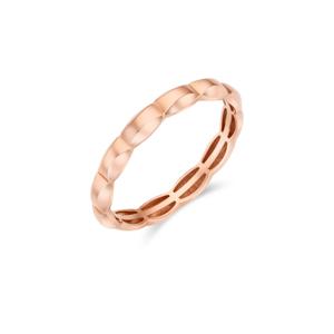 [티르리르] 14K 핑크골드 큐브 할로우 반지 TRTK4P01422M