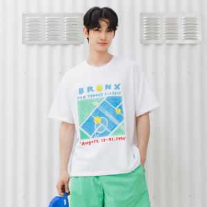 BRONX TENNIS 오버핏 반팔티 AST4556 (4 COLOR)