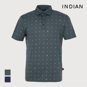 [INDIAN] 린넨혼방 올오버 반팔 티셔츠_MITAS3M3301
