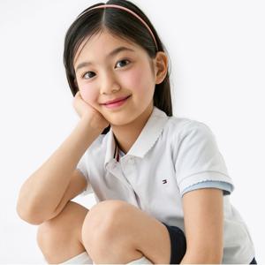 타미힐피거 스트레치 피케 티셔츠 (T42F1KKT240GT1YBR)