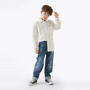 타미힐피거 린넨 블랜드 셔츠 (T42F1HSH230BT1YBR)