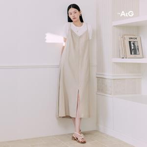 [2만원인하]더엣지 25SS 썸머 스트링 뷔스티에 원피스