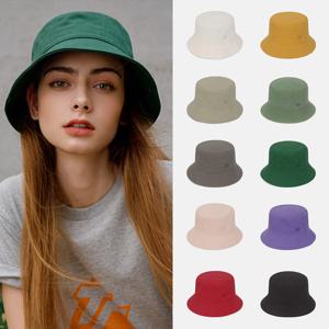 공용 포시즌 베이직 자수 로고 버킷햇 10 colors