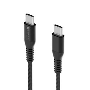 C to C 100W 고속 충전 케이블 TC-30B 1m 블랙 Foray