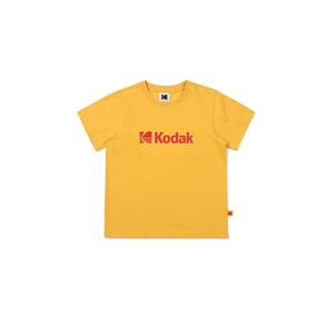 에어로쿨 워딩 반팔티셔츠 키즈 YELLOW