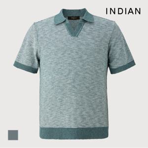 [INDIAN]  슬럽 폴로에리 반팔니트_MITBS3M2411