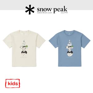 [최초가:49,000원]X 섭섭 작가 콜라보 키즈 반팔 티 캠핑룩 반팔 S24MKFTS94CJ