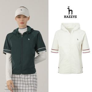 [인기] 헤지스여성 반팔 아노락 바람막이 평상겸용 스윙 골프점퍼 HWJU5A213