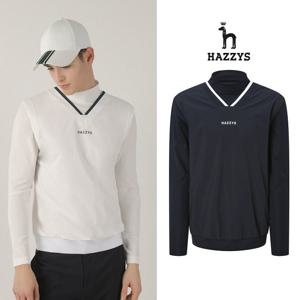 [인기] 헤지스남성 우븐 하이브리드 긴팔티 평상겸용 골프티셔츠 HUTS5A217
