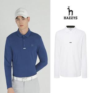 [인기] 헤지스남성 냉감 긴팔티셔츠 평상겸용 골프티셔츠 HUTS5A213
