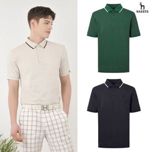 [인기] 헤지스남성 헤리티지 반팔카라티 평상겸용 골프티셔츠 HUTS5B312