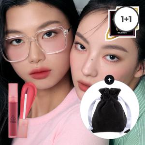 [1+1블러 워터 틴트+화이트 스트링 파우치