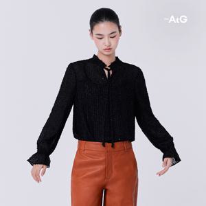 [2만원인하]더엣지 25SS 비쥬 글리터 블라우스