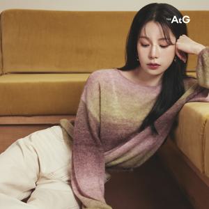 더엣지 25FW 옴브레 알파카 혼방 풀오버