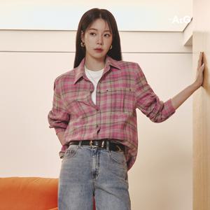 [by 임지연] 더엣지 25FW 에뜨왈 체크 셔츠
