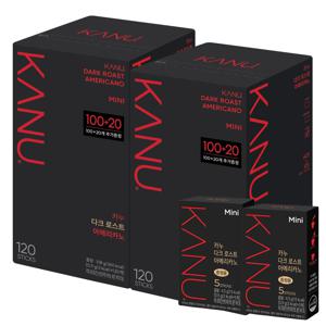 카누 미니 다크 로스트 120T X2개+선물 10T