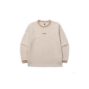스트라이프 긴팔티셔츠 키즈 IVORY