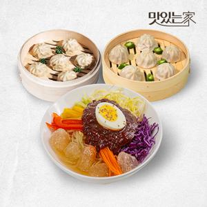 보영만두 냉쫄면4인분 포자만두4봉 세트(고기/청양)