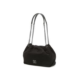 액세서리 DCBA5F331BK [HILTON] 블랙 앤틱 DD장식 나일론 체인 숄더백 M