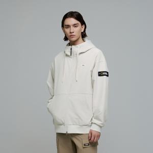 N244UFT950 아르켈론 더블웜 기모 우븐 후드 집업 L BEIGE