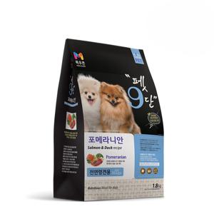 목우촌 펫9단 포메라니안전용 1.8kg 강아지 맞춤형사료