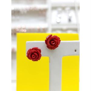 로뎀 세이브존05 장미 산호 귀걸이01 RDA20050063 (30469568)
