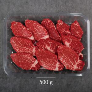 (냉장/암소)한우 1등급 안심 500g