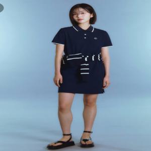 여성 피케 카라 반팔 원피스 PHE2OO2433