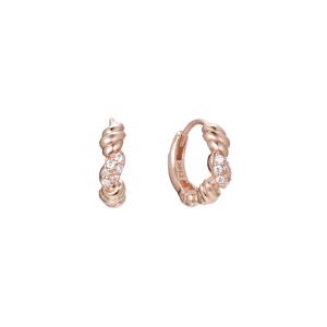 [티르리르] 14K 핑크골드 웨프트 귀걸이 TETK4P02651S