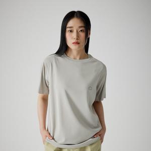 제로그램부들시원하고편안한넥스트스킨 Q-DRY스몰로고 반팔 티셔츠SSM25011