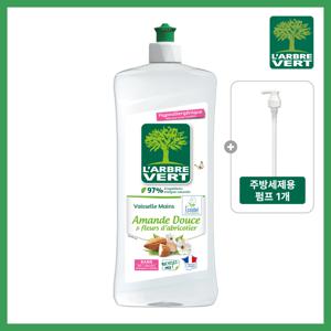 베쎌 주방세제 스위트아몬드향&살구꽃향 750ml + 펌프
