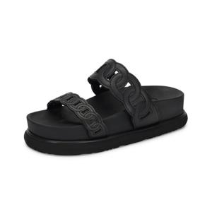 [최초가 148,000원] 청키 투스트랩 샌들 BLACK 5cm