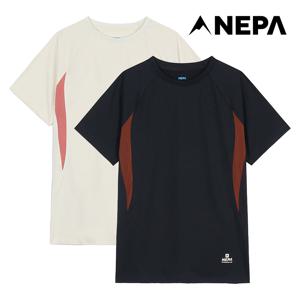 여성 아이스테크쉘 메쉬 저지 반팔 라운드티셔츠 7L45332