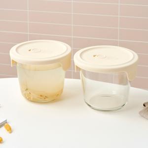 내열유리 실리콘 스팀홀 국용기 700ml 2p세트