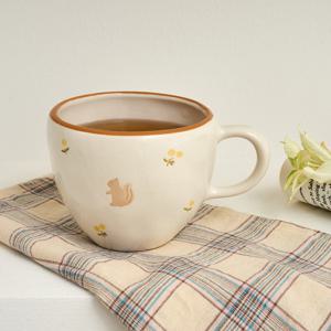 L 뚱다람쥐 주물주물 머그 285ml