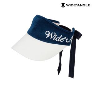 공식 신상 여성 CO 빅 로고 배색 골프 바이저  WWU25C02TB