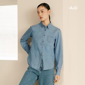 [론칭가79,900원][55,66 ONLY] 더엣지 타임리스 데님 셔츠 2종