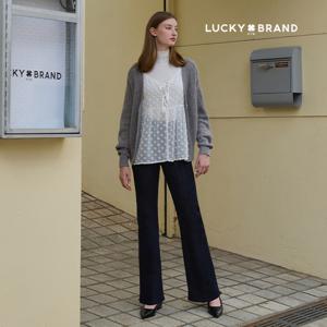 럭키브랜드 25FW 글리터 슬림 부츠컷 데님 1종