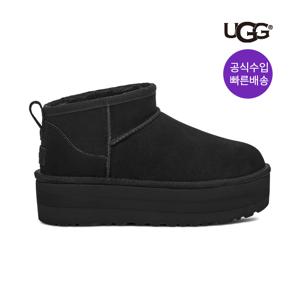 UGG 클래식 울트라미니 플랫폼 1135092-BLK