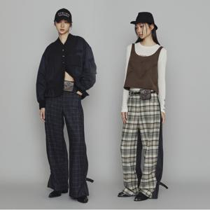 [최초가:428,000원] 아틀리에-체크 헤링본 MIX 팬츠 LFPNW24840 2종 택1