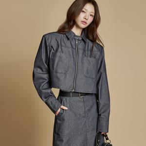 J2812 크롭 패드 점퍼