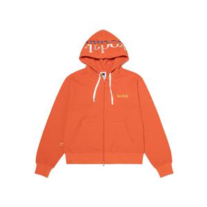 레인보우 빅로고 후드 집업 우먼 ORANGE