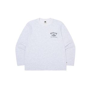 카메라클럽 엠보 긴팔티셔츠 WHITE MELANGE