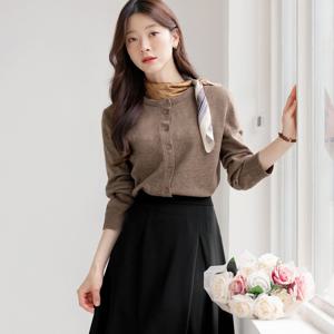 (~XXL까지) 오렌스 데일리 라운드넥 가디건 가을 아우터 하객룩 오피스룩 모임룩 격식룩 빅사이즈