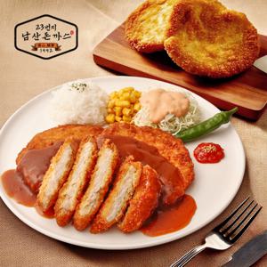 [원조 23번지 남산돈까스 ] 돈까스 6팩 총 18개 세트(돈까스120g 18개+소스 30g 18개)