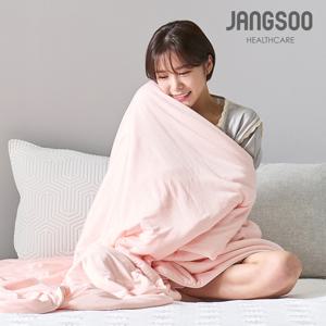 장수돌침대 쿨스킨 냉감이불 여름침구 Q 퀸 그레이/블루/핑크