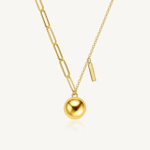 볼 투체인 목걸이 24K 순금 3.75g