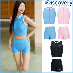 디스커버리 여성 돌핀 민소매 셋업 래쉬가드세트 DWSW98043,DWSB98043