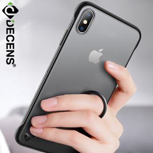 데켄스 아이폰XR 케이스 투명 링 스트랩 클리어 케이스 M601